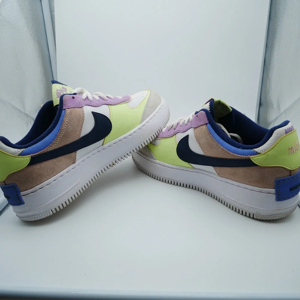 Nike Air Force 1 Shadow Spruce Aura White Pistachio Sneaker 10.5 Women CW2630-14